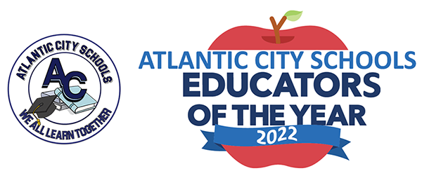 atlantic city schools logo with apple educators of the year atlantic city schools logo with apple educators of the year