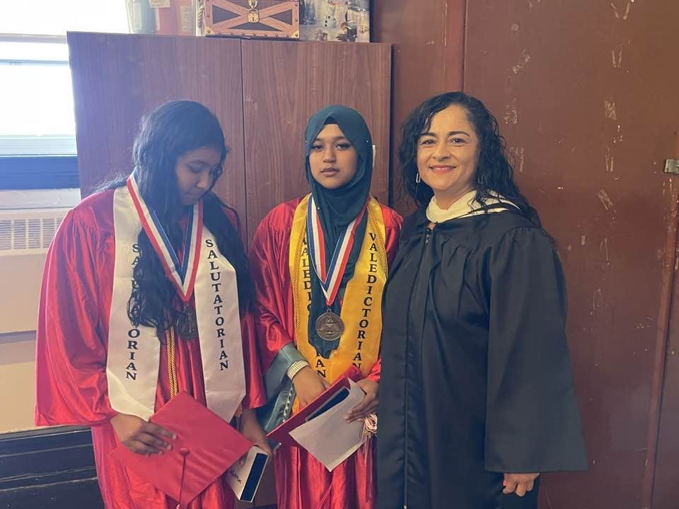 Texas Avenue School Principal, Valedictorian and Salutatorian