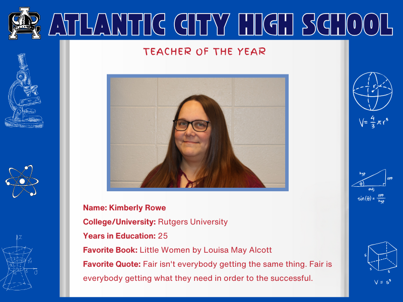 ACHS-2025 Teacher of the Year Kimberly Rowe
