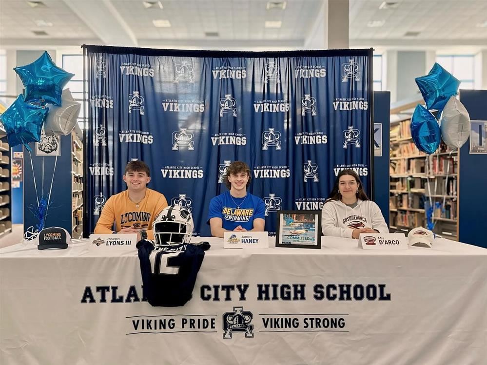 Three Atlantic City Vikings student-athletes have made their intentions clear