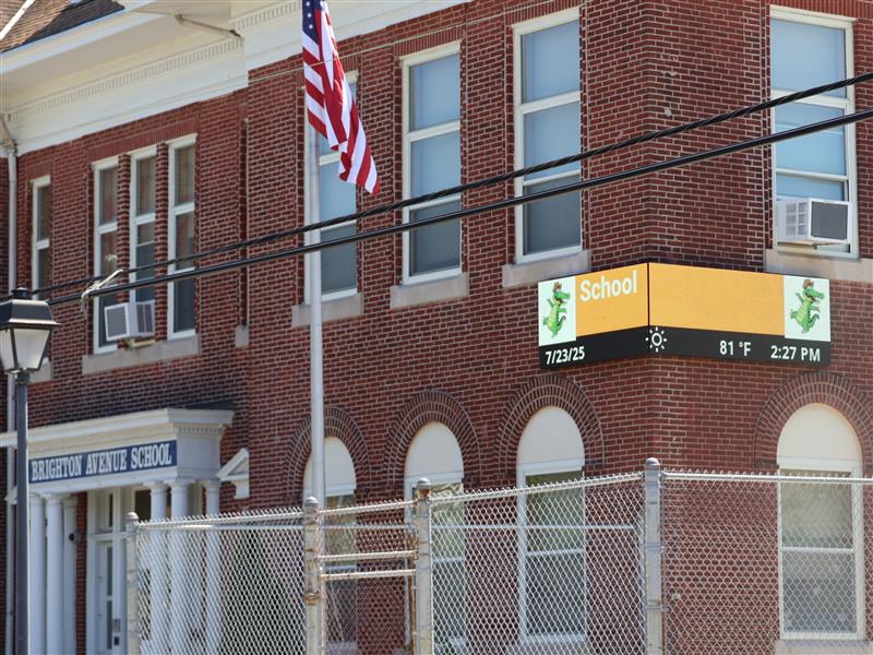 Texas Avenue School with Digital Sign
