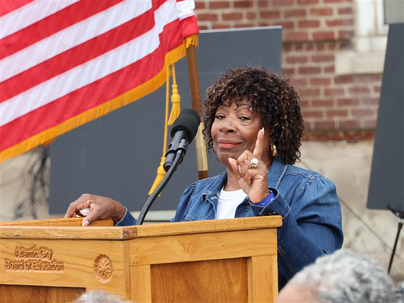 Former New Jersey Avenue School Principal Sylvia Stewart