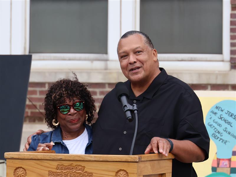 Sylvia Stewart and Charles Wilson