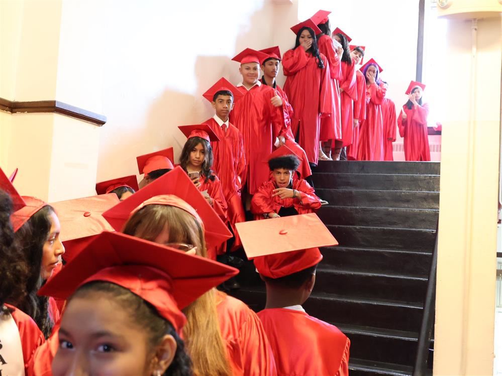 Texas Avenue School Celebrates 8th Grade Stepping Up Ceremony
