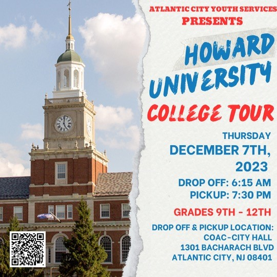  Howard University College Tour Graphic